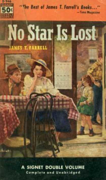 Signet Books - No Star Is Lost (signet D946) - James T. Farrell