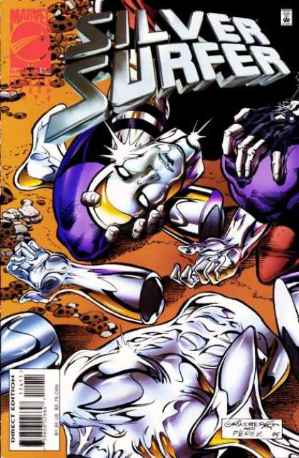 Silver Surfer (1987) 114 - Space - Broken - Head In Hands - Bald - Rocks - George Perez