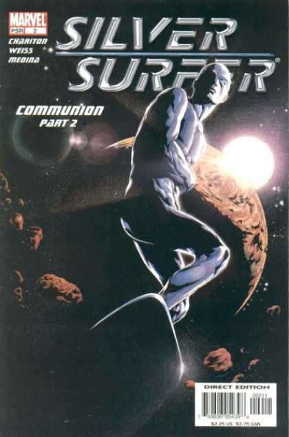 Silver Surfer (2003) 2 - Sliver Surfer - Moon - Chariton - Communion Part 2 - Weiss - Jae Lee, Jose Jimenez-Momediano