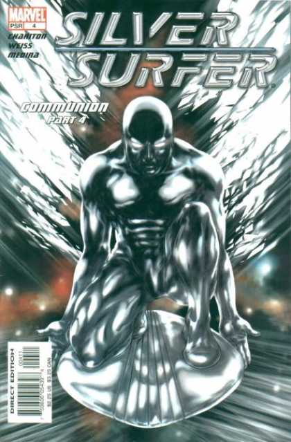 Silver Surfer (2003) 4 - Direct Edition - Communion Part 4 - Surf Board - Wave - Marvel - Mahathir Buang