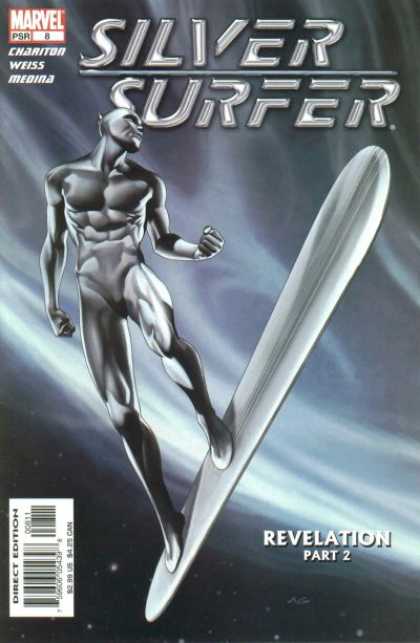 Silver Surfer (2003) 8 - Muscles - Surf Board - Revelation - Part 2 - Direct Edition - Adi Granov