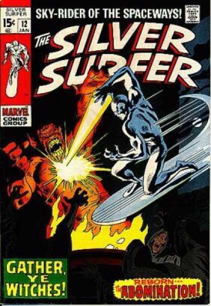 Silver Surfer 12 - Sky - Surfer - Silver - Spaceways - Ice - John Buscema