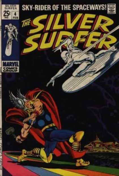 Silver Surfer 4 - Sky-rider - Spaceways - Hawkman - Hammer - Marvel - John Buscema