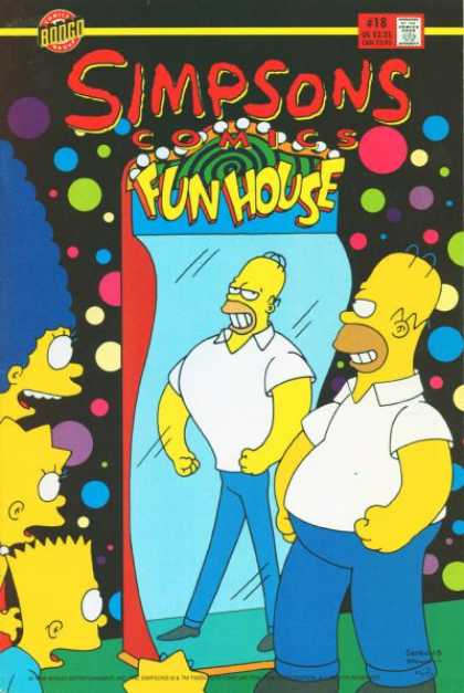 Simpsons Comics 18 - Fun House - Bongo - Issue 18 - Homer - Mirror