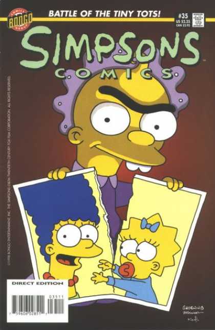 Simpsons Comics 35 - Baby - Eyebrow - Photo - Mother - Maggie Simpson