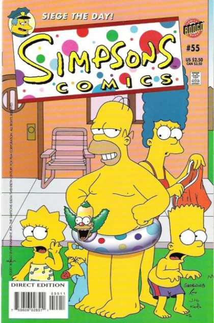 Simpsons Comics 55 - Over The Years There Have Been Many Different Series Of Simpsons Comics - In 1993 He Formed Bongo Comic Group - Whereby He Serves As Publisher Over The Following - Customers Buy This Book With Simpsons Comics Simpsorama By Matt Groening - U2018a Brand New Burnsu2019 Concludes In The Latest Issue Of Simpsons Comics