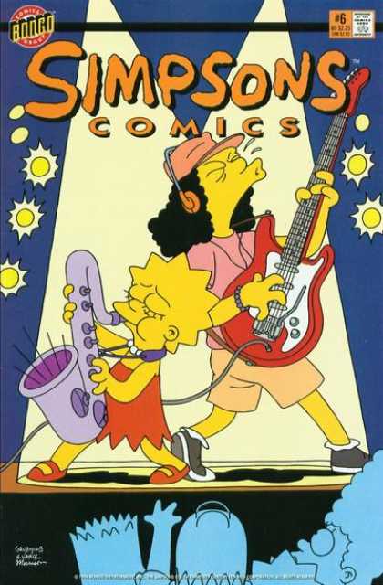 Simpsons Comics 6 - Lisa - Otto - Saxophone - Guitar - Spotlight - Bill Morrison, Matt Groening