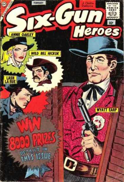 Six-Gun Heroes 50 - Annie Oakley - Wild Bill Hickok - Lash Larue - Wyatt Earp - Cowboy Hats