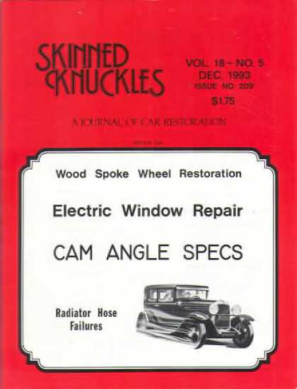 Skinned Knuckles - December 1993