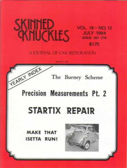 Skinned Knuckles - July 1994