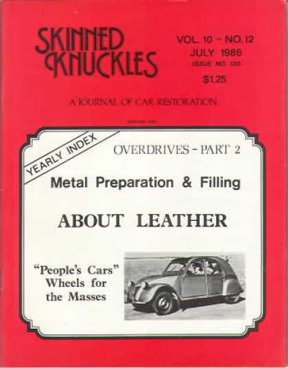 Skinned Knuckles - July 1986