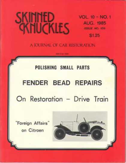 Skinned Knuckles - August 1985