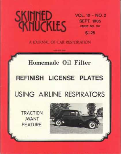 Skinned Knuckles - September 1985