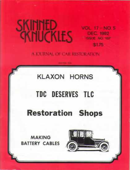 Skinned Knuckles - December 1992