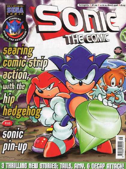 Sonic the Comic 125 - Hip Hedgehod - Tails - Amy - Decap - Sega
