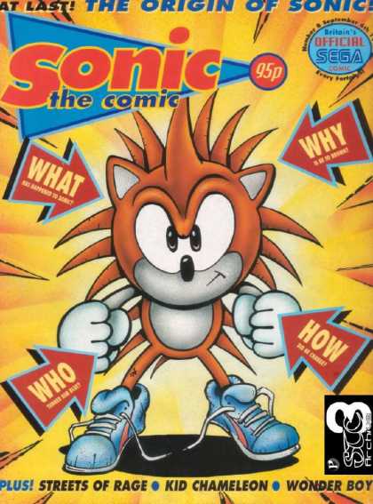 Sonic the Comic 8 - Sonic The Comic - Origin - Sega - Hedgehog - Orange