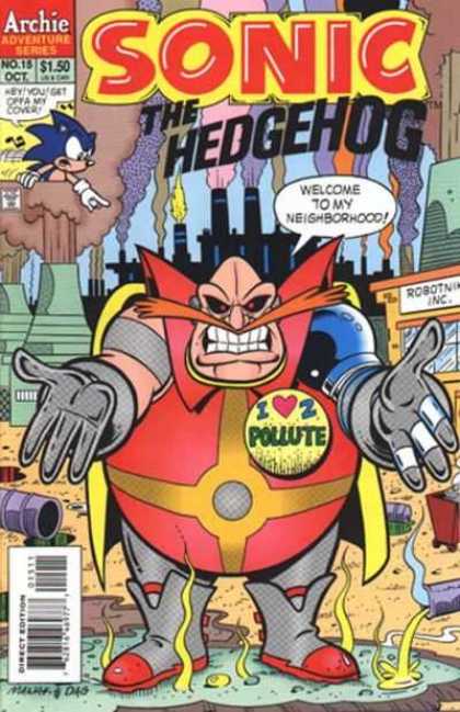 Sonic the Hedgehog 15 - Archie Adventure Series - No 15 - Oct - 150 - Hedgehog - Jon D'Agostino