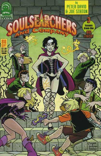 Soulsearchers and Company 80 - Witch - Lightning - Magic - Wand - Kids - Amanda Conner, Steve Leialoha