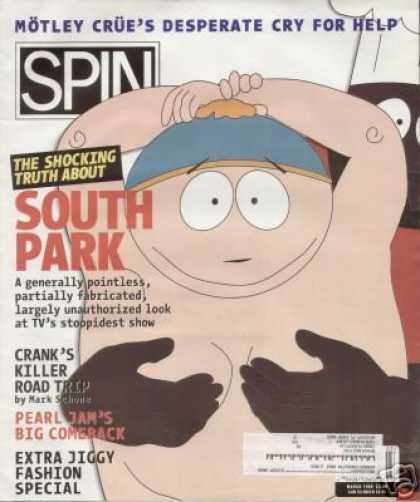 South Park Books - SPIN MAGAZINE --MARCH 1999----SOUTH PARK ISSUE