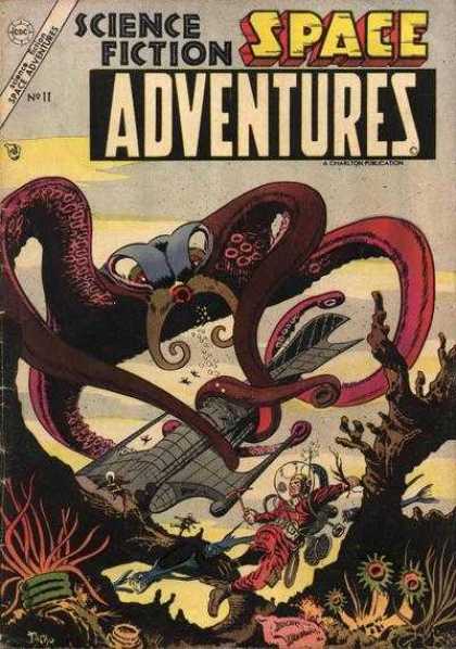 Space Adventures 11 - Octopus - Spaceship - Scuba Diving - Coral - Underwater