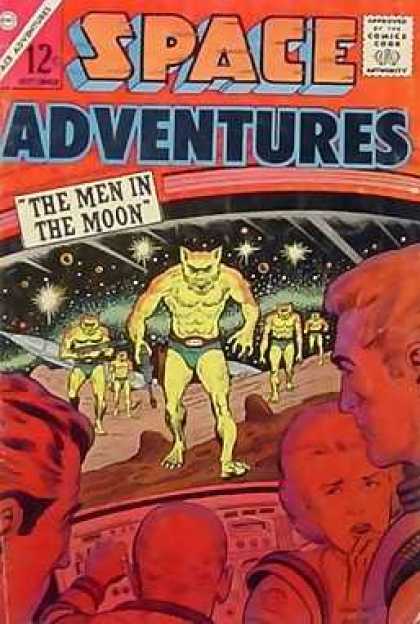 Space Adventures 53 - Space Adventures - The Men In The Moon - Spaceship Window - Family - Aliens
