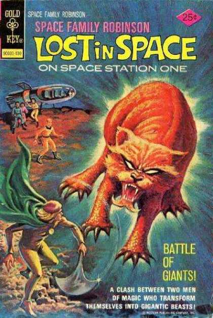 Space Family Robinson 41 - Lost In Space - On Space Station One - Men Of Magic Who Transform - Battle Of Giants - Tiger