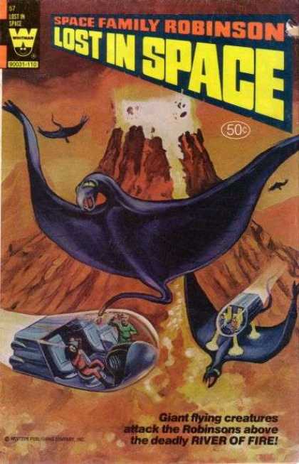 Lost In Space - 50 Cents - Volcano - Flying Creature - River Of Fire Space Family Robinson 57 - Lost In Space - 50 Cents - Volcano - Flying Creature - River Of Fire