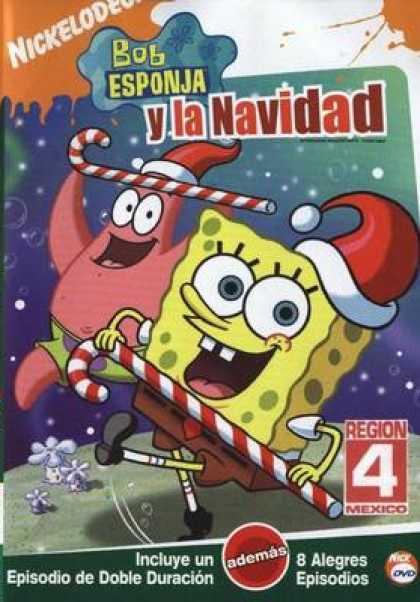Spanish DVDs - Spongebob Squarepants Christmas