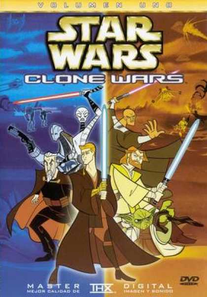 Spanish DVDs - Star Wars Clone Wars Volume One