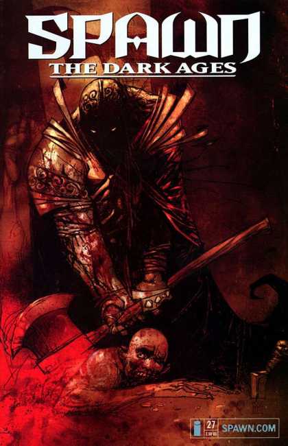 Spawn: The Dark Ages 27 - Devil - Killer - Axe - Blood - Shields - Ashley Wood