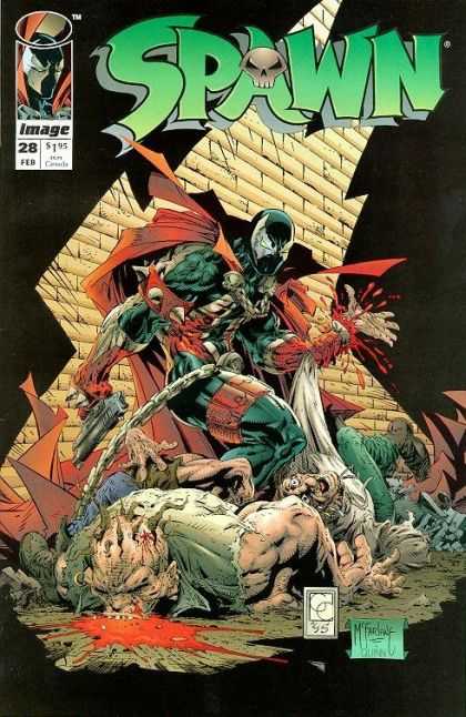 Spawn 28 - Image - Superhero - Monster - Gun - Wall - Greg Capullo, Todd McFarlane