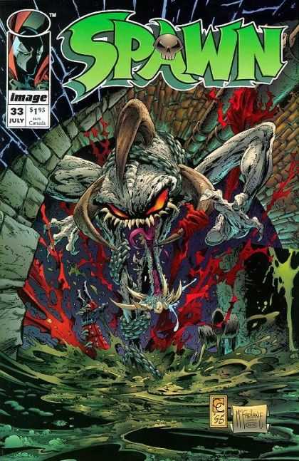 Spawn 33 - Monster - Image - Superhero - Water - 33 July - Greg Capullo, Todd McFarlane