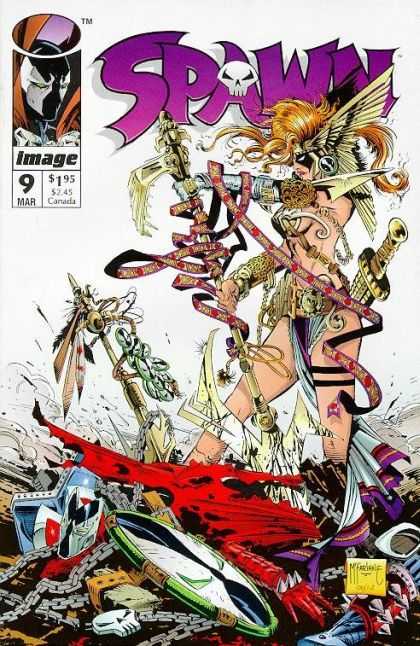 Spawn 9 - Princess - She-ra - Purple - Swords - Blades - Todd McFarlane