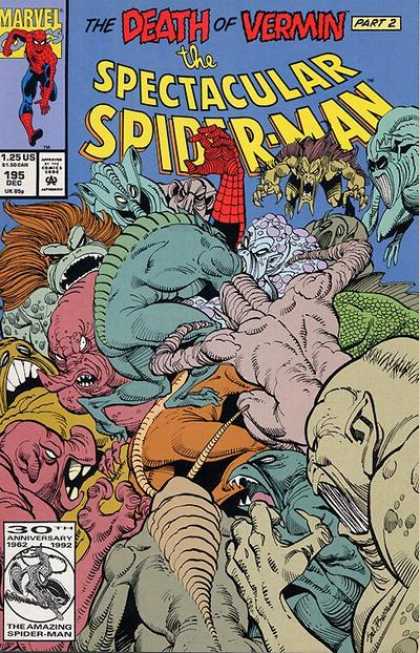 The End For Spiderman - Nemesis - Beasts Take Over - Marvel - The Death Of Vermin Part 2 - Sal Buscema Spectacular Spider-Man (1976) 195 - The End For Spiderman - Nemesis - Beasts Take Over - Marvel - The Death Of Vermin Part 2 - Sal Buscema