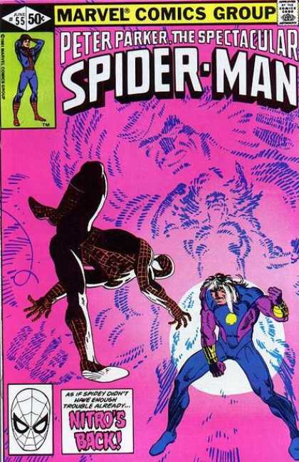 Spectacular Spider-Man (1976) 55 - Nitro - Pink - 55 - Marvel - Spiderman - Frank Miller