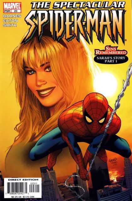 Spectacular Spider-Man 23 - Barnes Eaton Smith - Swinging - Sarahs Story Part 1 - Blond Hair - City