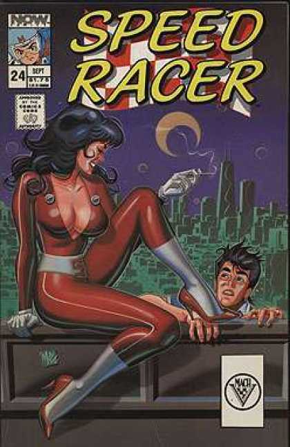 Speed Racer 24 - Speed Racer - Sexy Girl - City Landscape - Smoking - Man