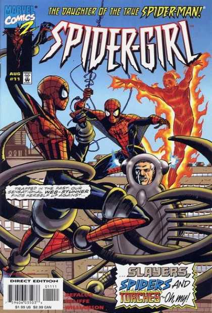 Spider-Girl 11 - Spidey - Spider-man - Daughter - Human Torch - Rescue