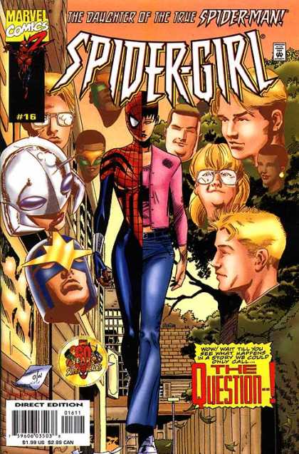 Spider-Girl 16 - Spidergirl - Blonde - Pink Undershirt - Marvel Comics 2 - The Daughter Of The True Spiderman