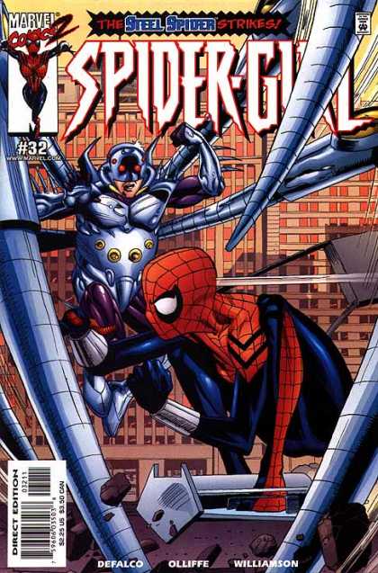 Spider-Girl 32 - Marvel Comics - Defalco - Olliffe - Williamson - The Steel Spider