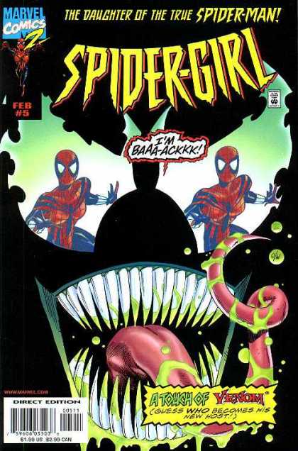 Spider-Girl 5 - Teeth - Tongue - Eyes - Scary - Feb 5