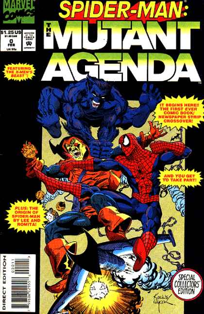Spider-Man: Mutant Agenda 0 - Marvel Comics - Superhero - Fight - Punch - Creature
