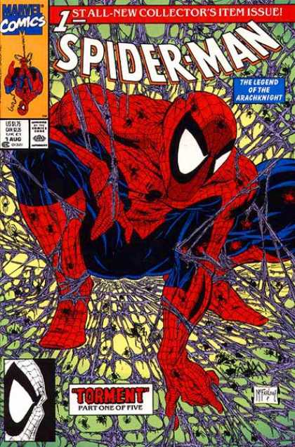 Spider-Man 1 - Suderman - Web - Red - Dark - Black - Todd McFarlane