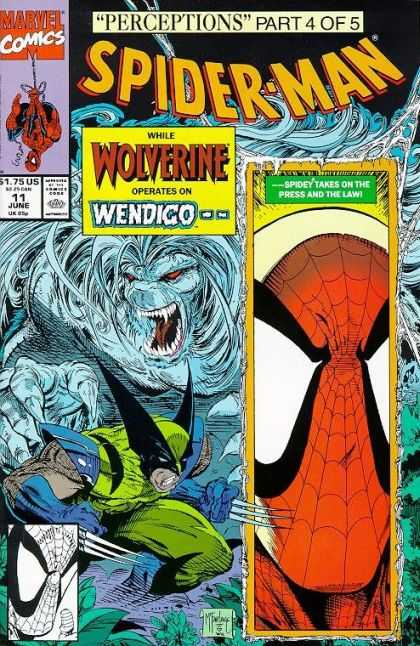 Spider-Man 11 - Wolverine - Wendico - Perceptions - Part 4 Of 5 - Metal Claws - Todd McFarlane