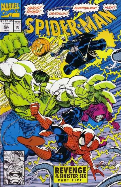 Spider-Man 22 - Ghost Rider - Marvel Comics - Hulk - Sleepwalker - Deathlok - Erik Larsen