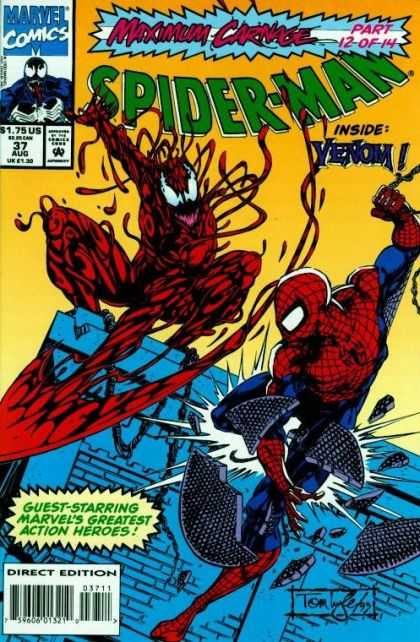 Spider-Man 37 - Marvel - Flying - Fight - Building - Action