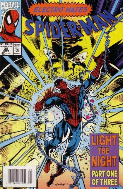 Spider-Man 38 - Electro - Sept 38 - Light The Night - Part One Of Three - Yellow Villain - Klaus Janson