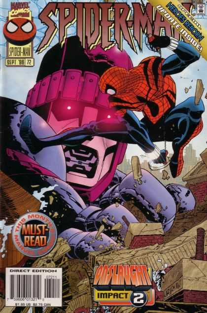 Spider-Man 72 - Spider Man - Spider Man Vs Onslaught - Marvel Comics - Impact 2 - Marvel - Al Williamson, John Romita