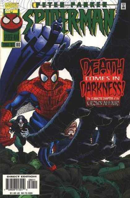 Spider-Man 80 - Hand - Shadow - Death Comes In Darkness - Web - Crown Affair - John Romita