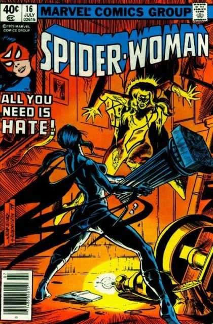 Spider-Woman 16 - All You Need Is Hate - Marvel Comics Group - July Issue - Lamp - Pillar - Bill Sienkiewicz, Josef Rubinstein